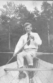 Prescott Barker Wiske at Bryant Pond, Maine 1905