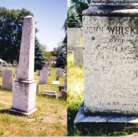 Grave Stone of Johnny Whiskey in Catskills, NY