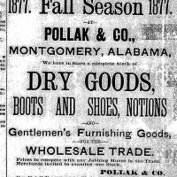 Advertisement for Pollak and Co.