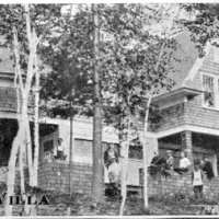 Birch Villa, Bryant Pond, Maine built by C. Mortimer Wiske. 